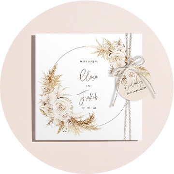 Boho-Karte