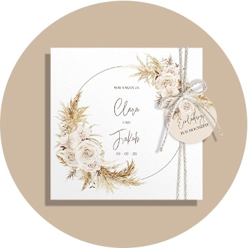 Boho-Karte