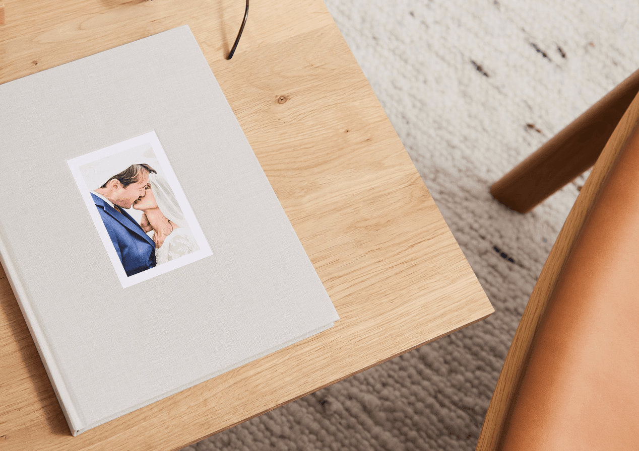Fotobuch mit Stoffeinband