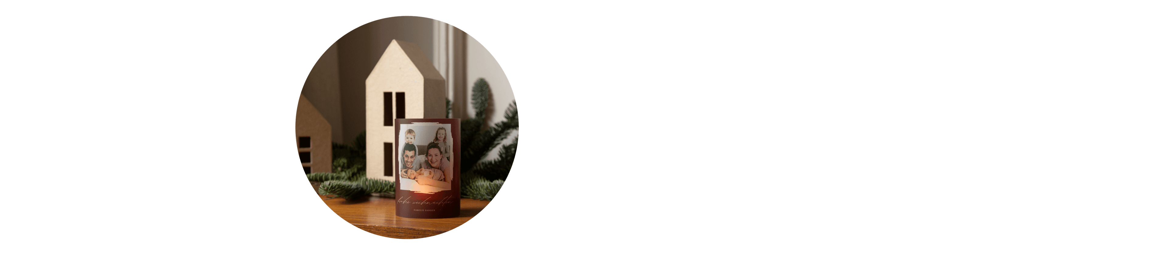 Windlicht für Weihnachten
