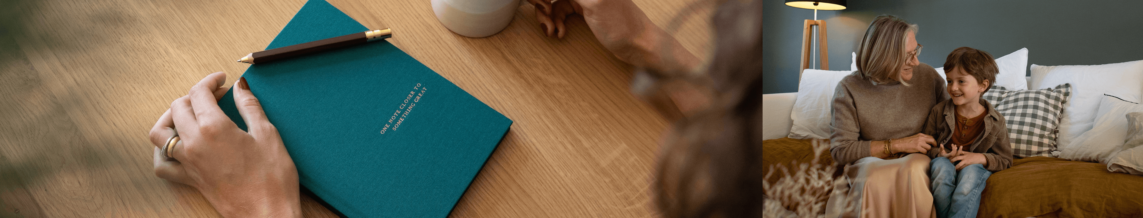 Notizbuch mit Vereledung
