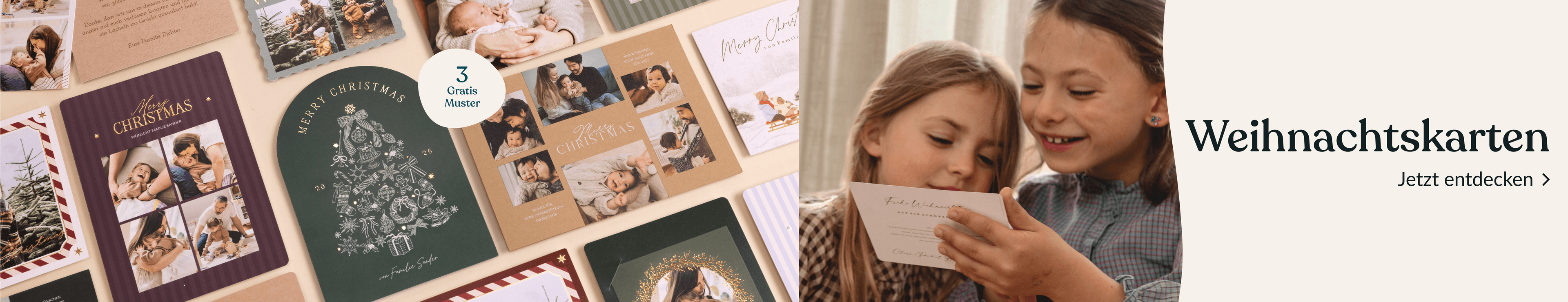 Weihnachtspost – Gratis Muster
