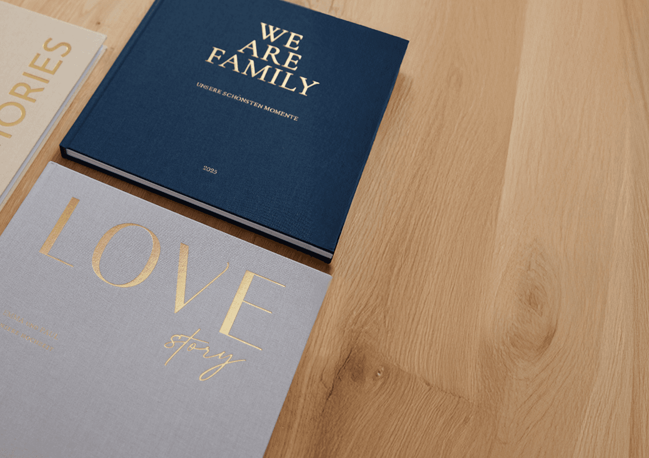 Fotobuch mit Stoffeinband