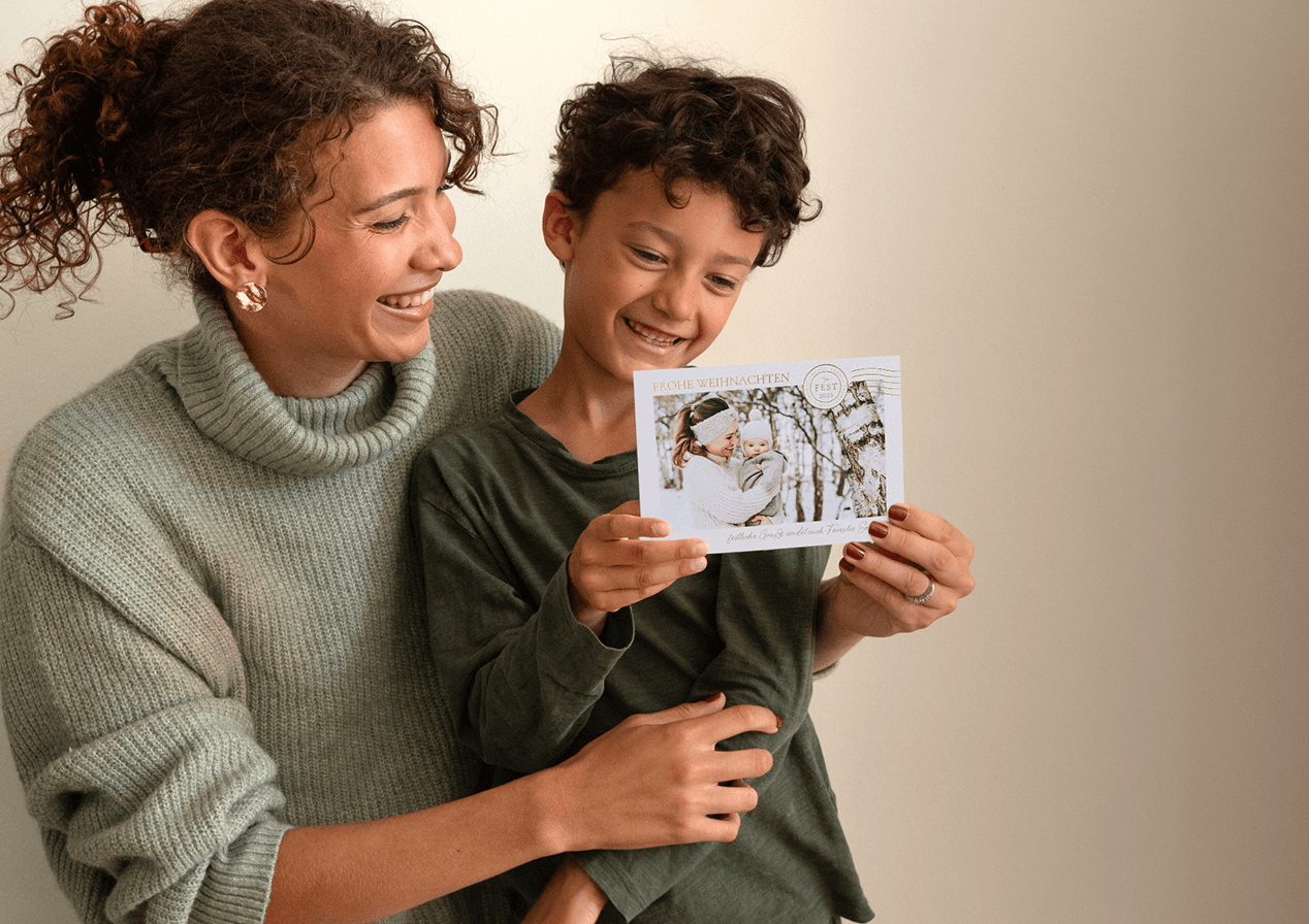 Weihnachtskarten für Freunde & Familie