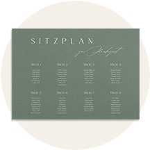 Beispielbild für Sitzplan im Querformat