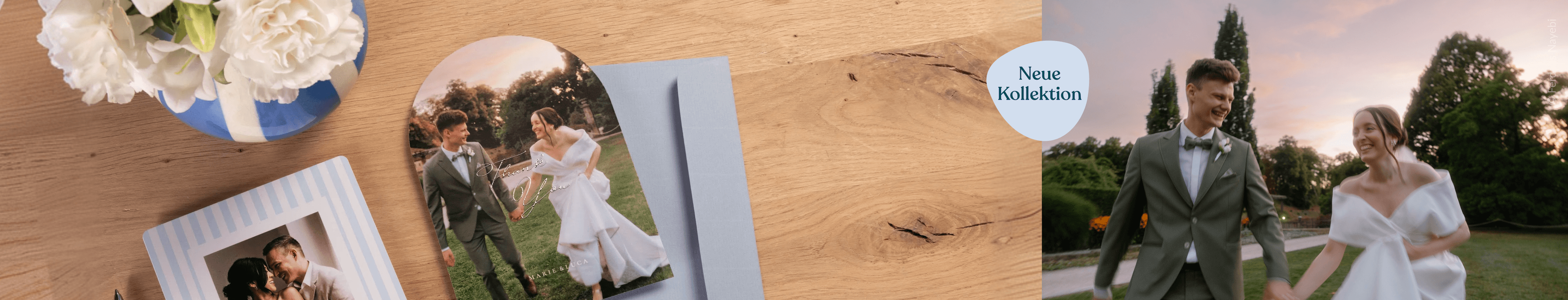 Hochzeits-Danksagungskarten von kartenmacherei mit personalisierten Fotos und Texten