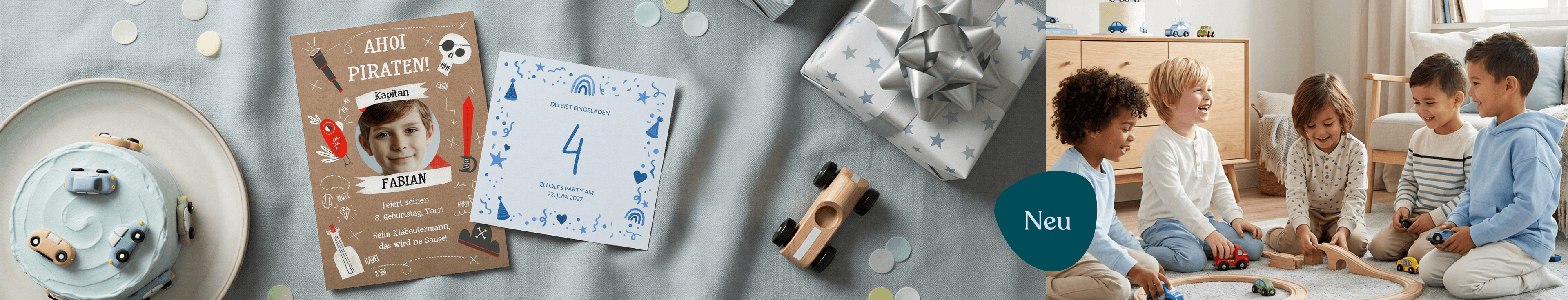 Kindergeburtstag Einladungen Jungen