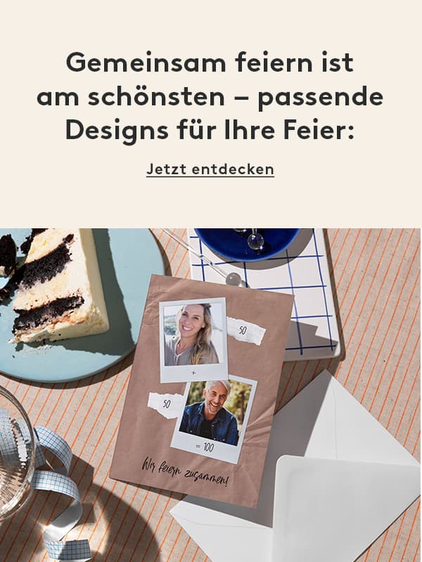 Design für Doppelgeburtstage