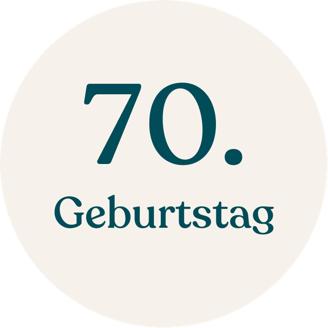 70. Geburtstag