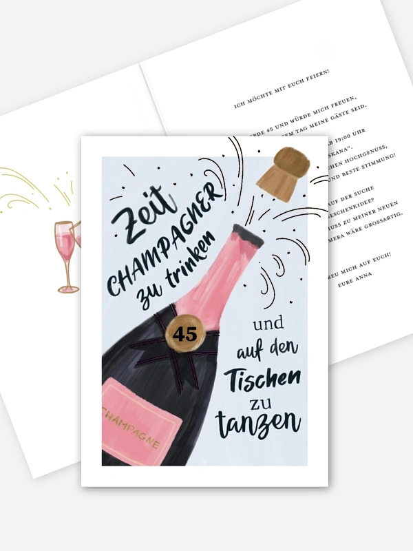 Champagner Feier