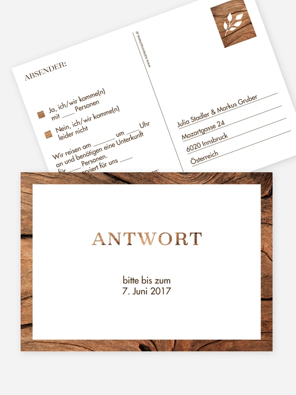 Auf Holz