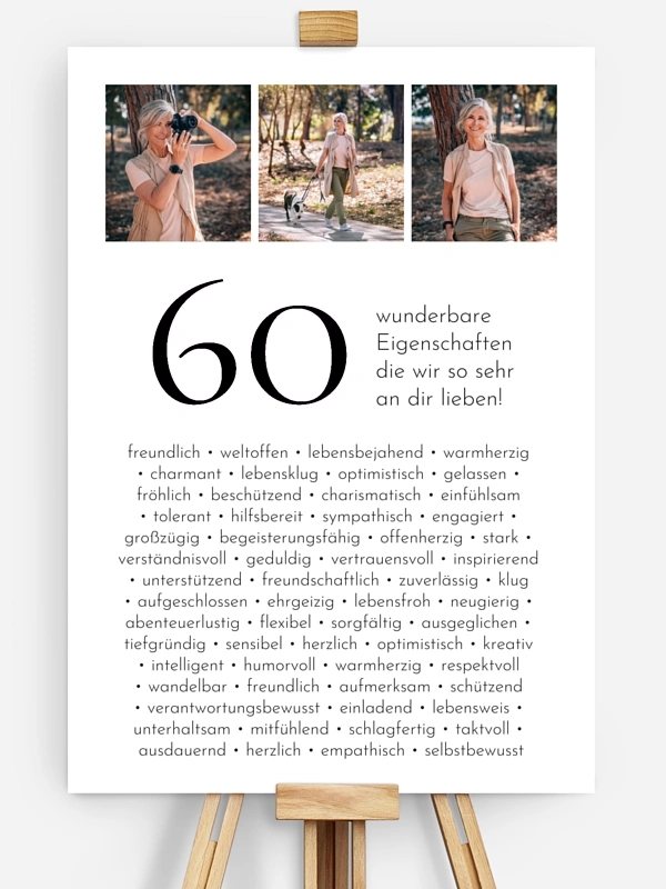 60 Eigenschaften