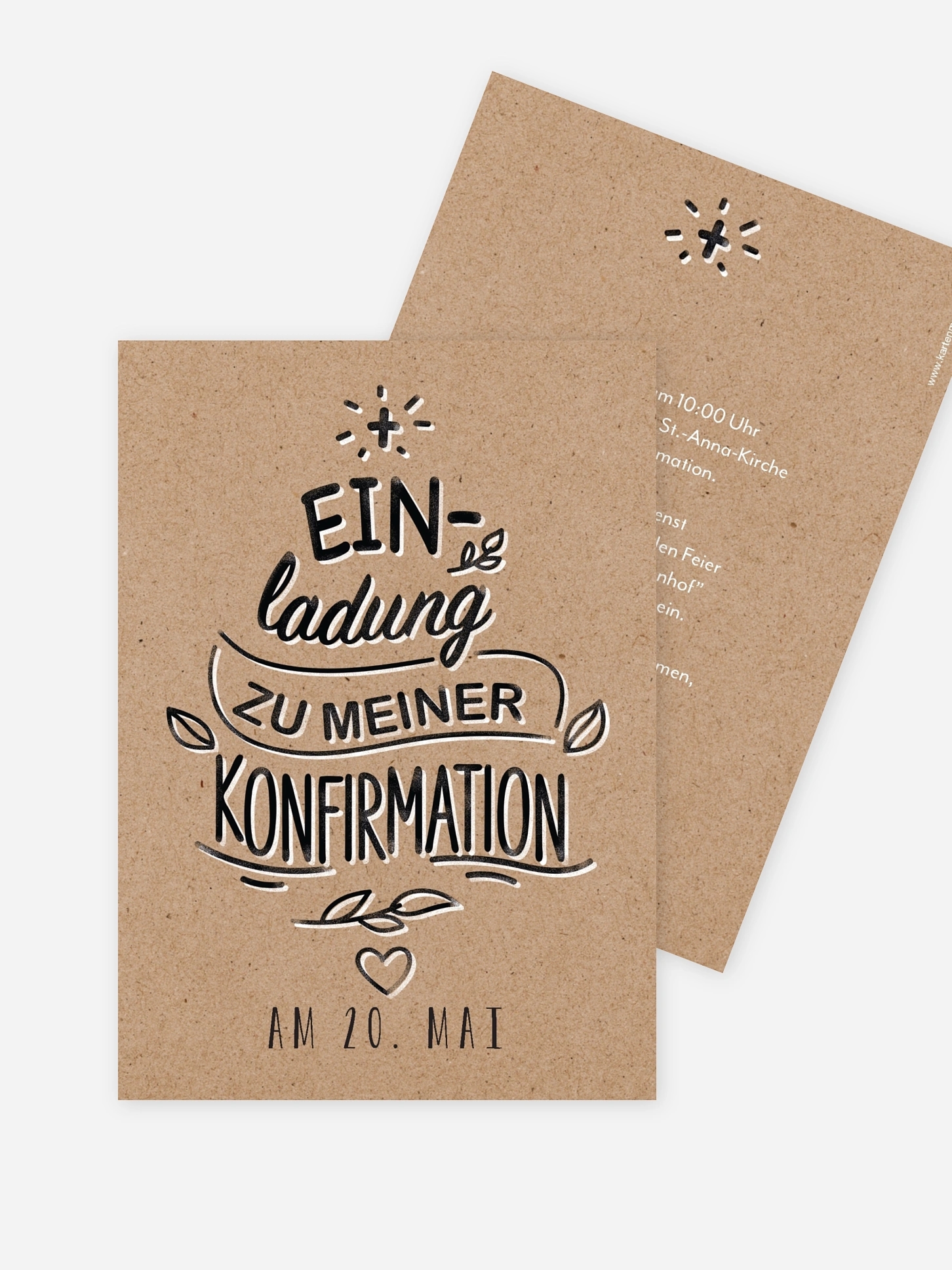 Konfirmationseinladung Sketch
