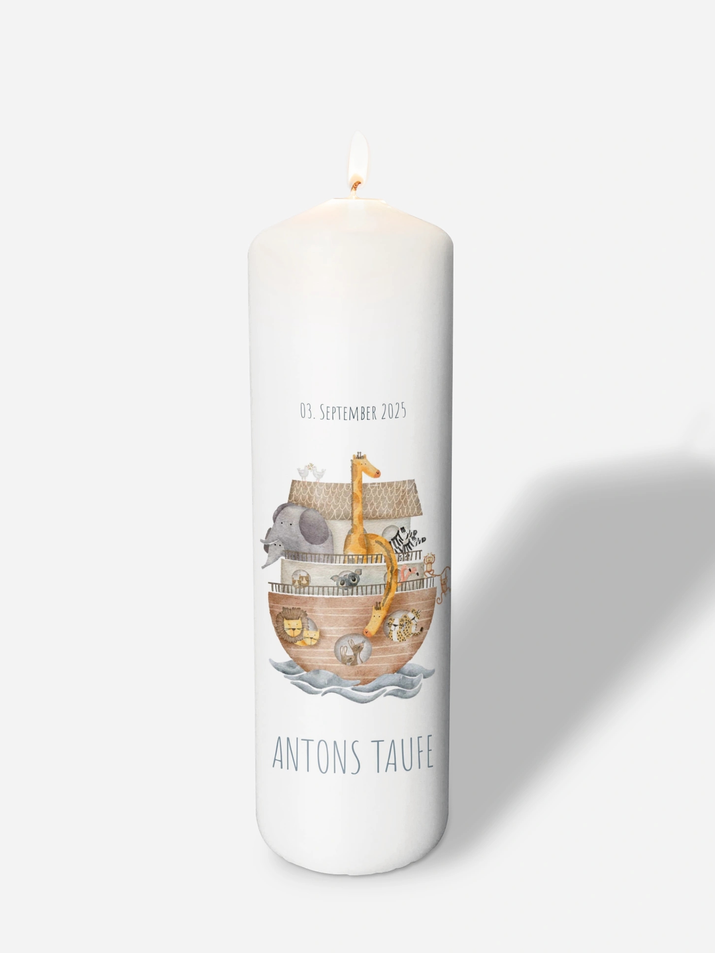 Taufkerze Arche