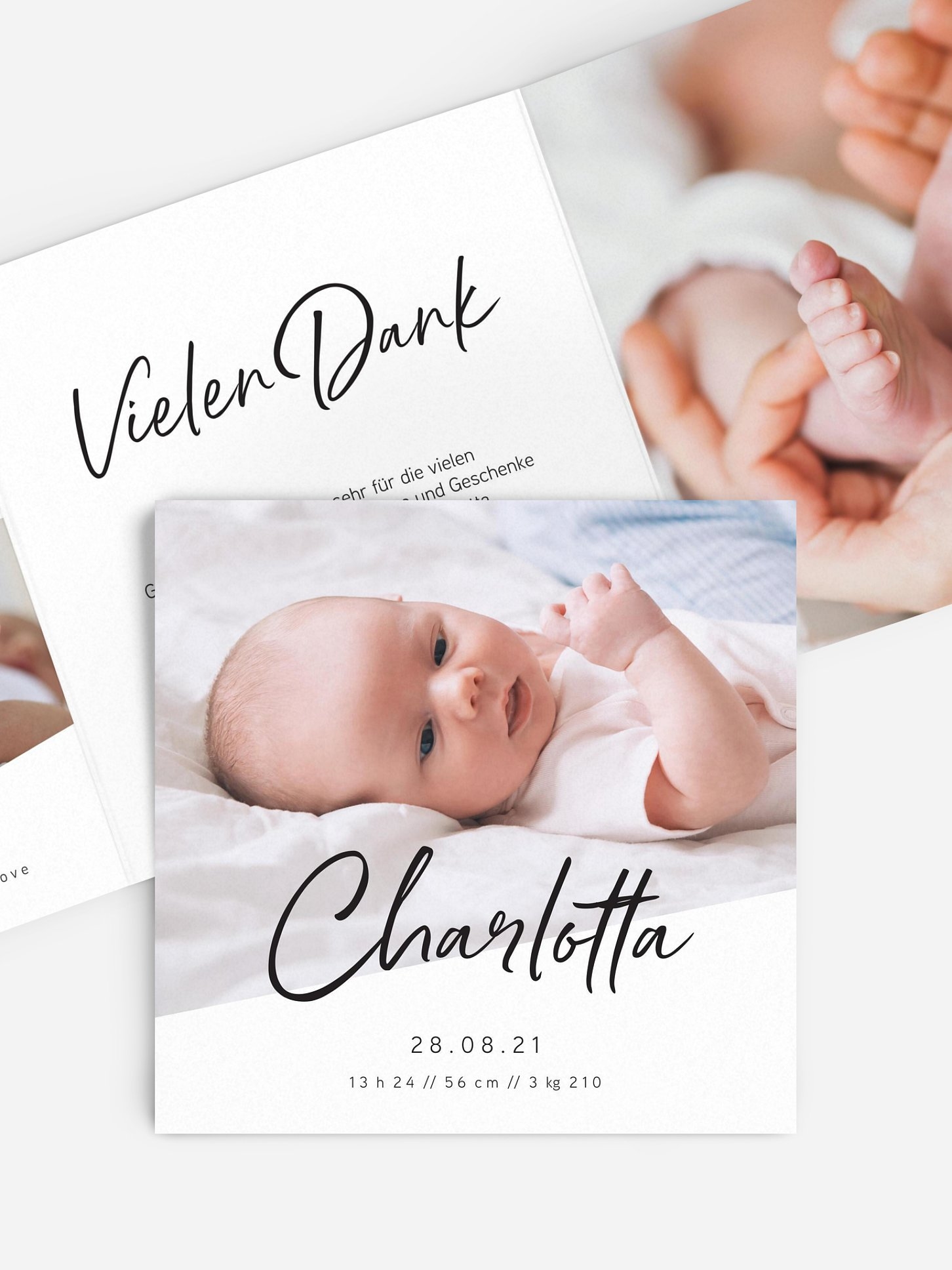 Geburtskarte Beautiful News