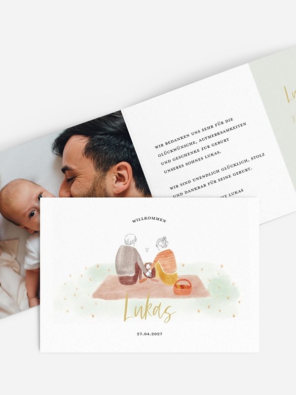 Glückliche Familie