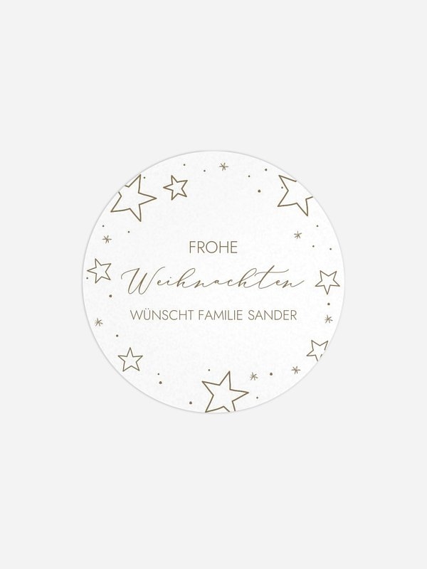 Weihnachtssterne Kraftpapier
