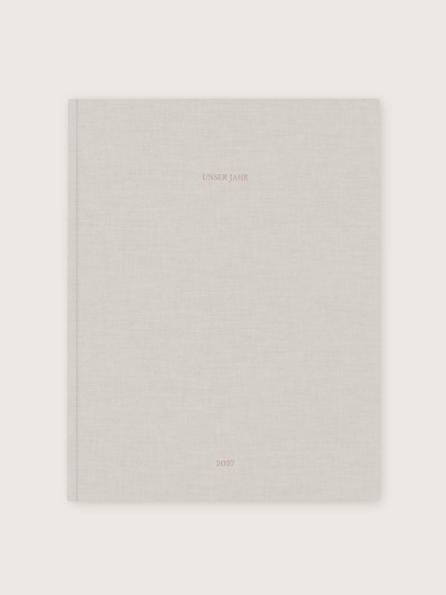 Fotobuch mit Stoffeinband mit Veredelung