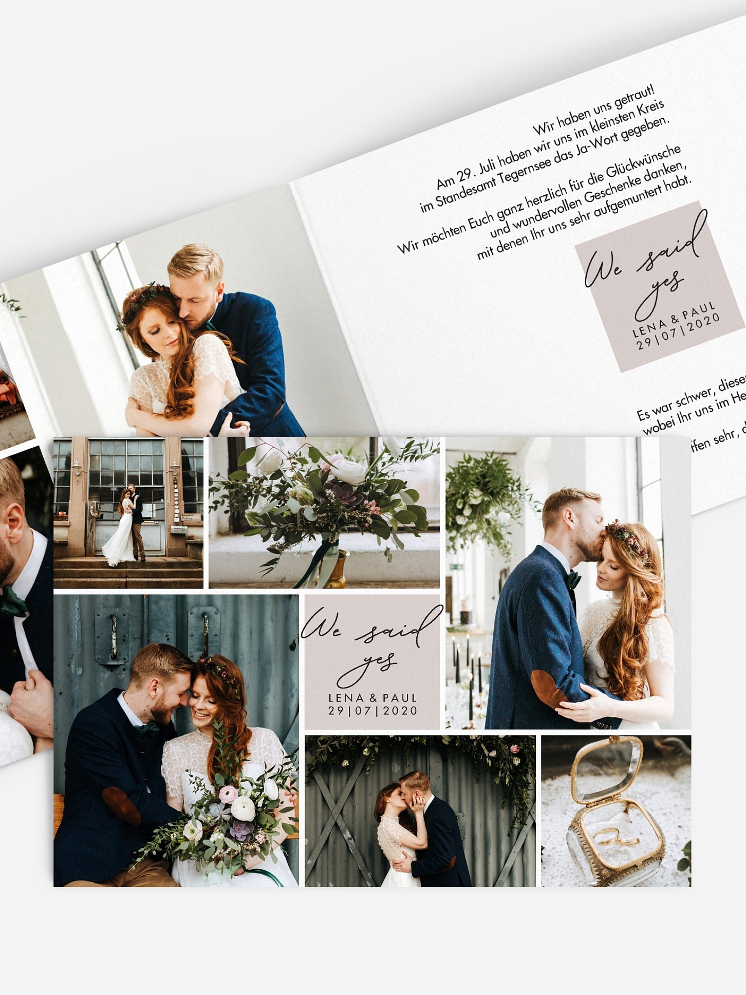 We-said-yes Karte Lasting Memories