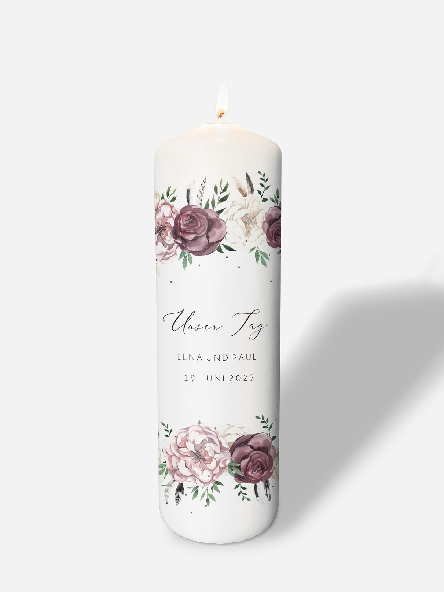 Hochzeitskerze Bohemian Summer