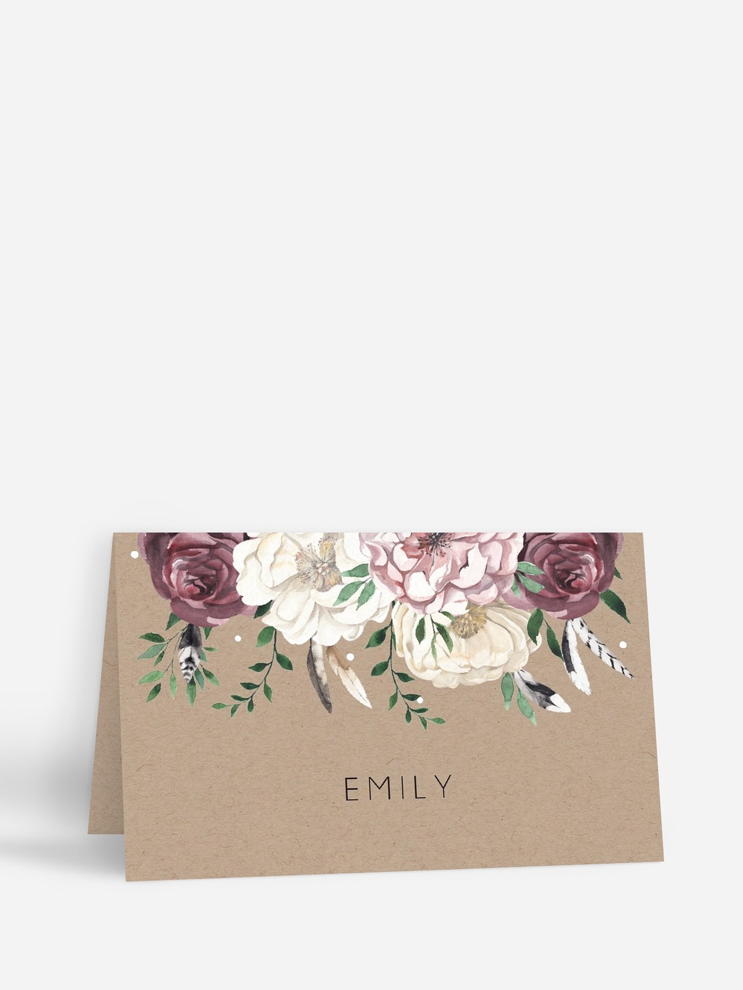 Tischkarte Hochzeit Bohemian Summer