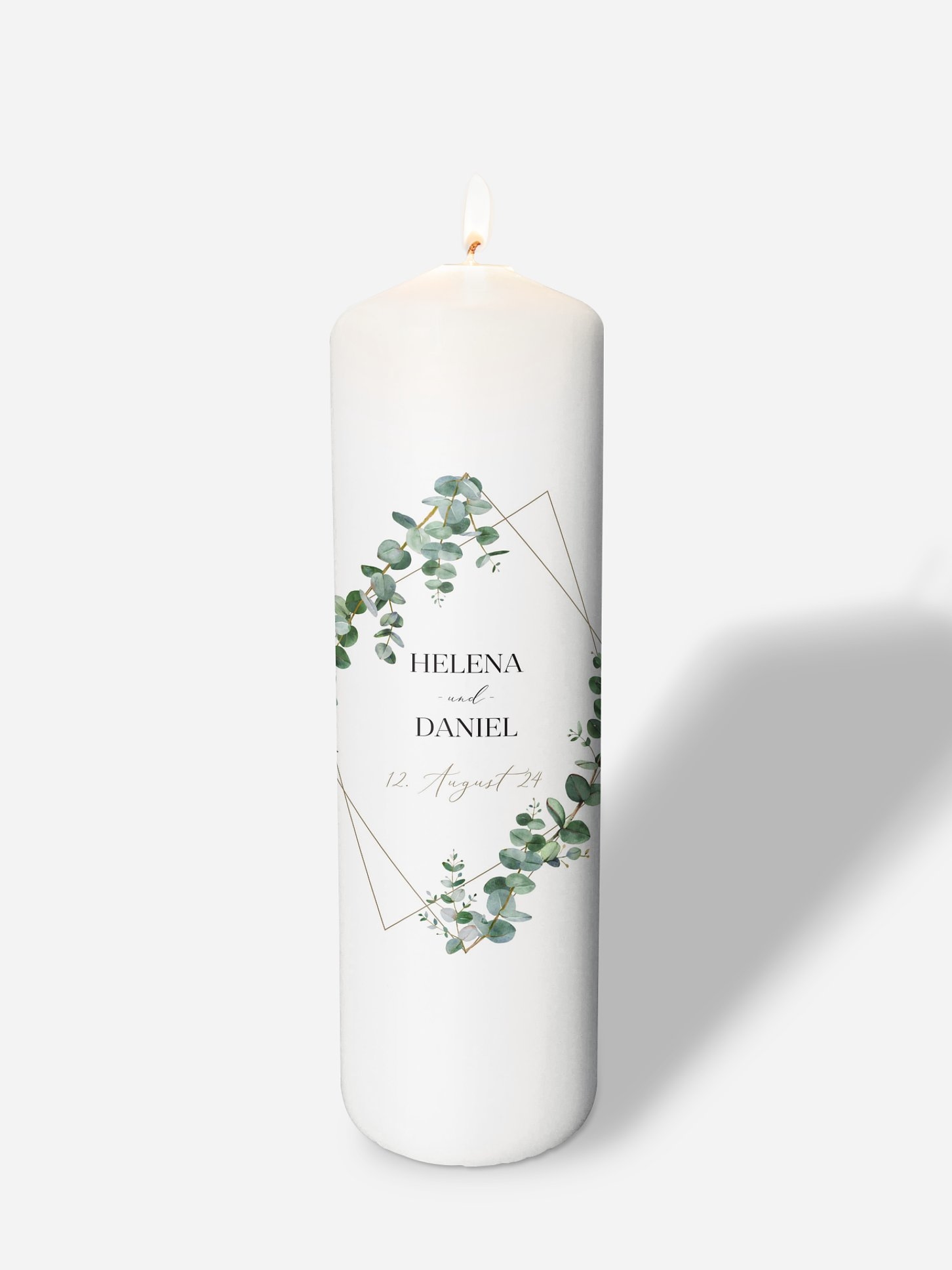 Hochzeitskerze Natural Greenery