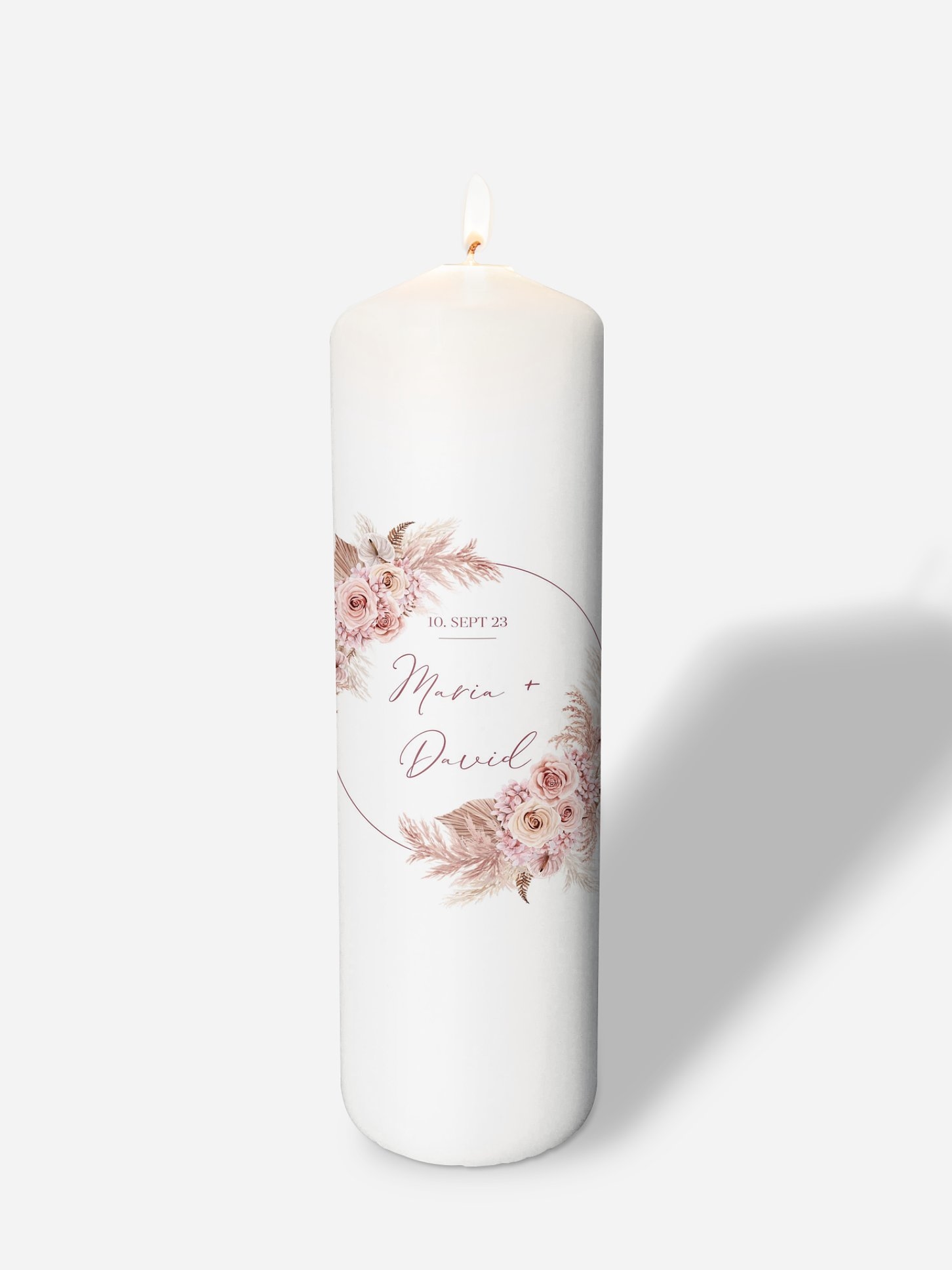 Hochzeitskerze Blush Bloom