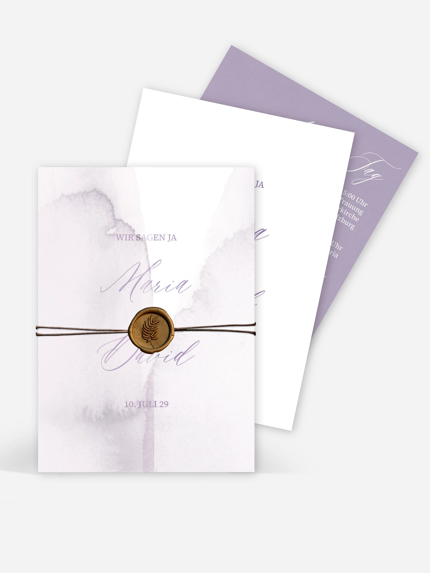 Hochzeitseinladung Typo Love