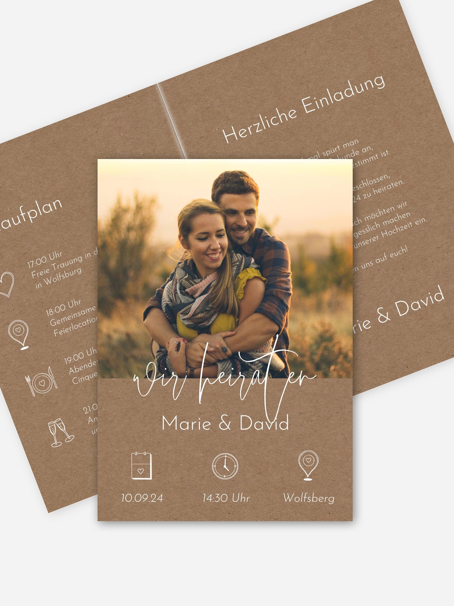 Hochzeitseinladung Symbols of Love