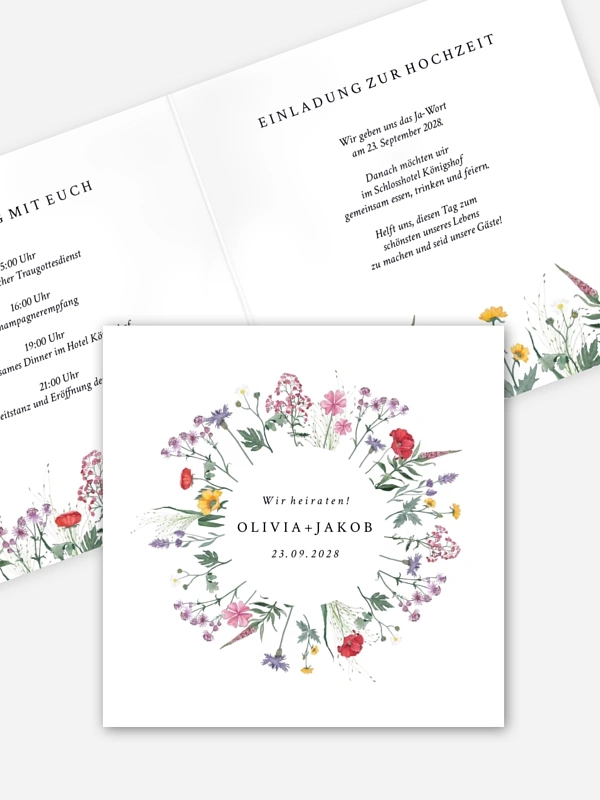 Wildblumenkranz