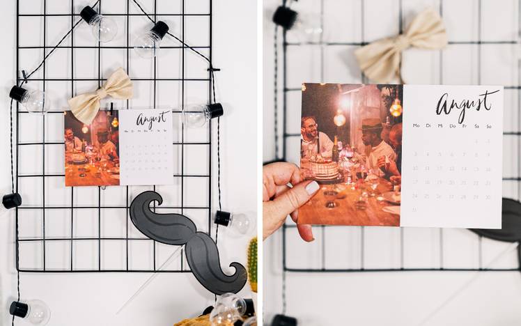 Memoboard selbst machen in 5 Schritten - Kalender DIY Idee!