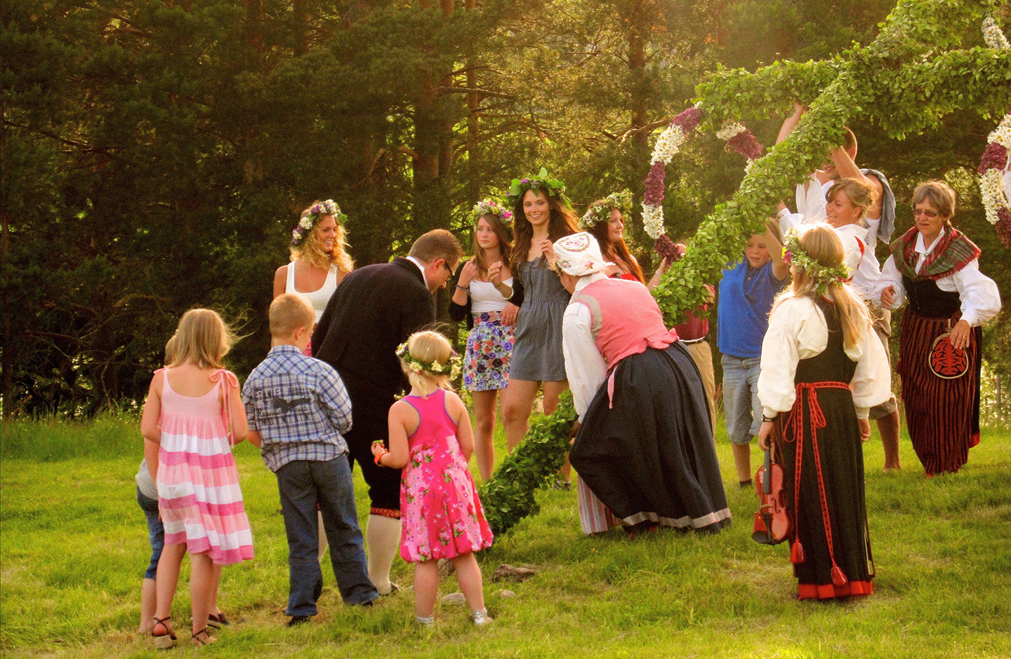 Schwedenhochzeit traditionell gefeiert