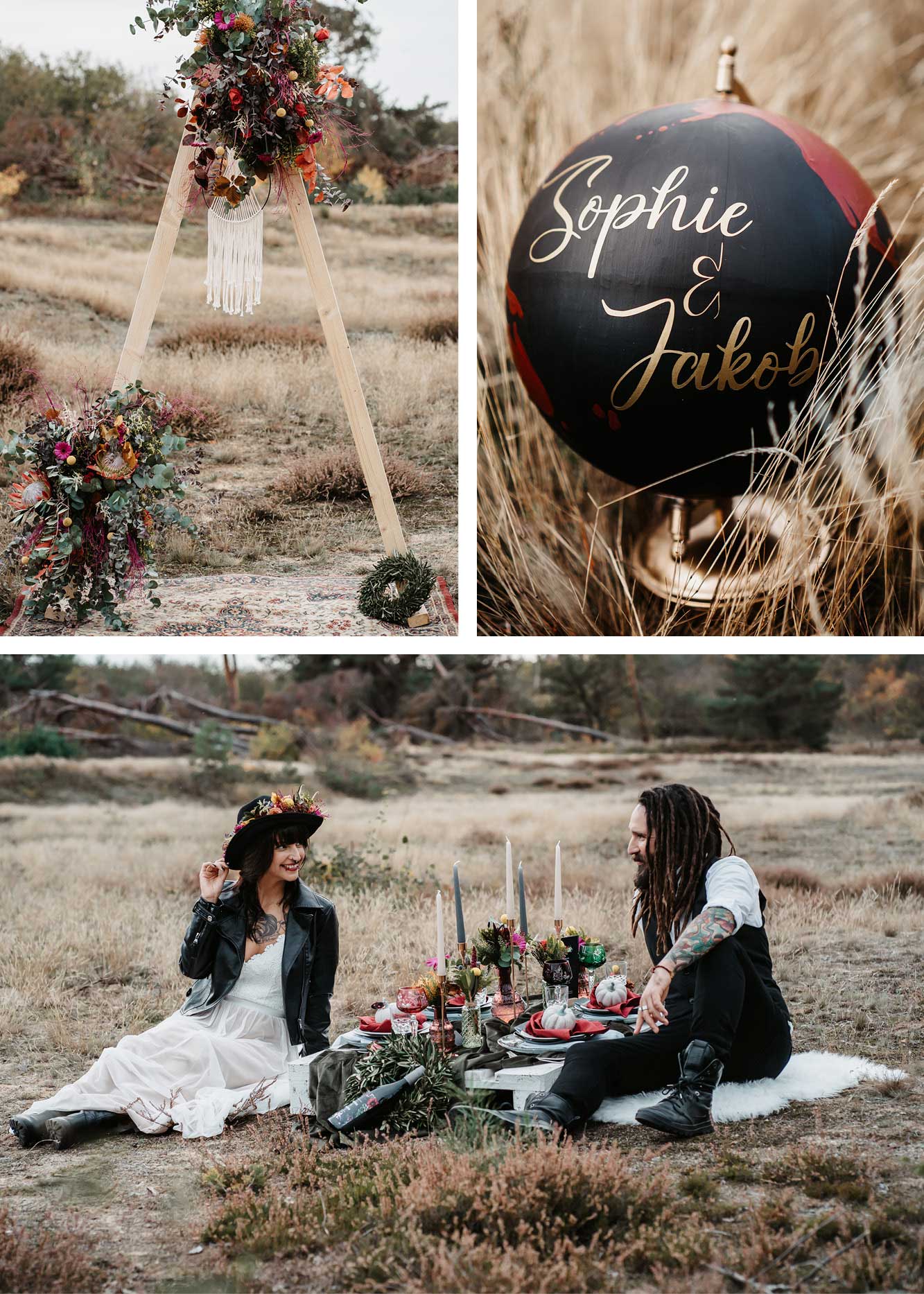 Kleine Hochzeit, Traubogen DIY