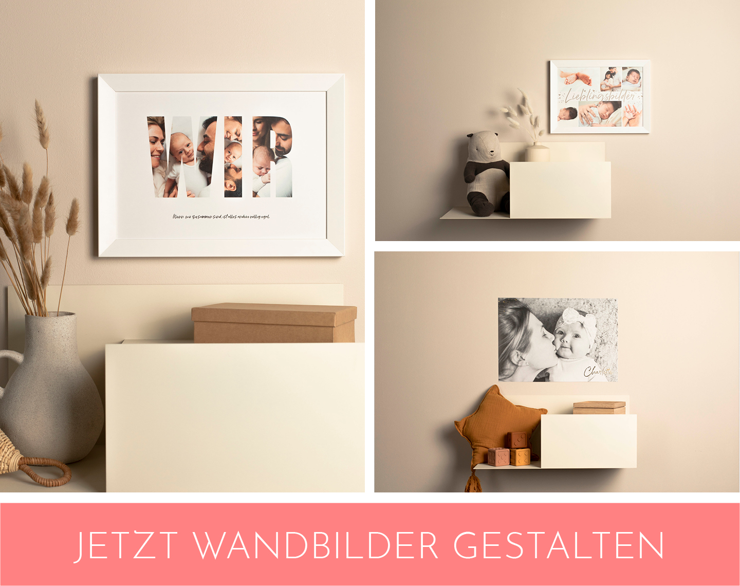 Baby Wandbilder selbst gestalten