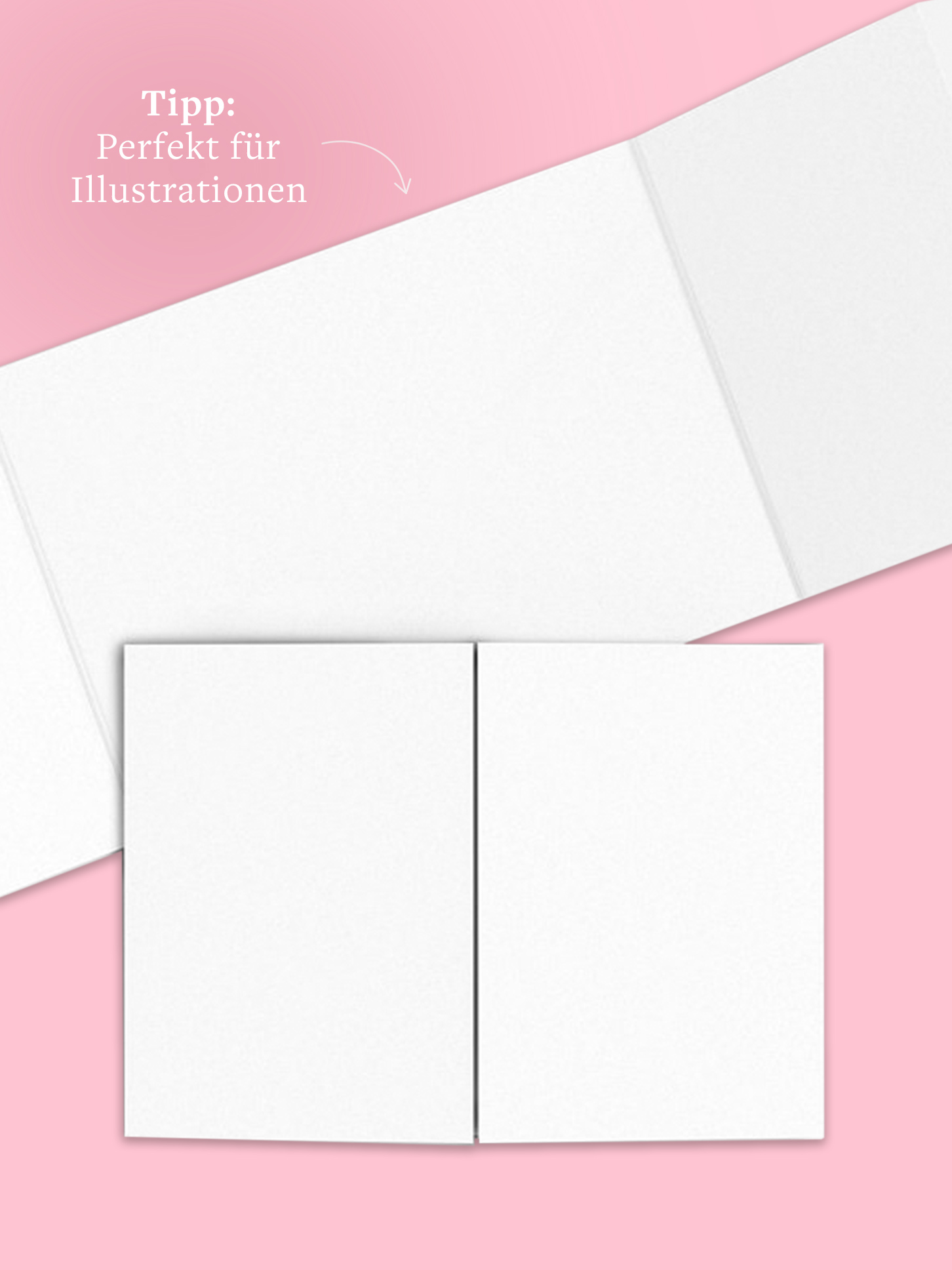 Formatvorlage Doppel-Klappkarte mit Altar