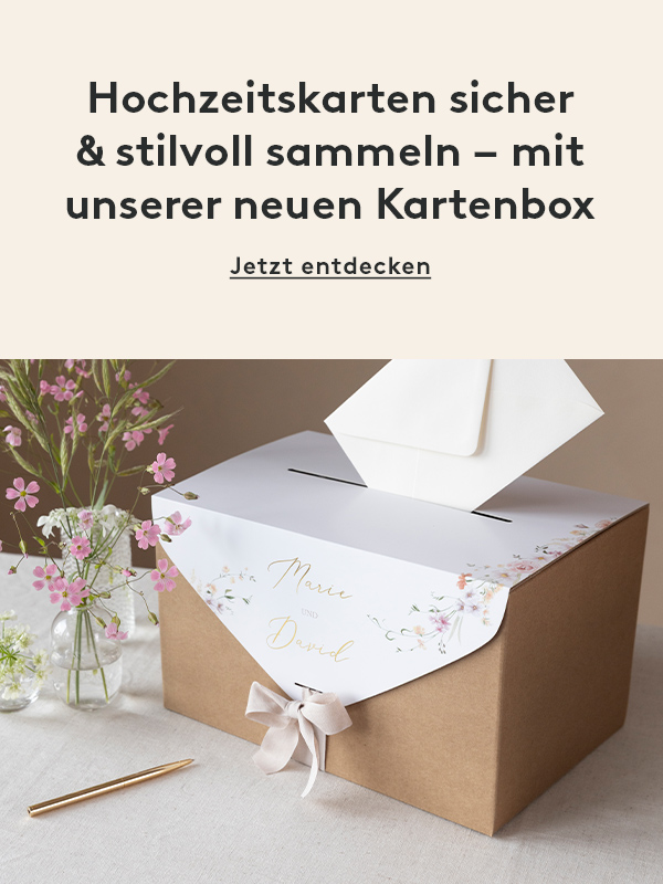 Kartenbox Hochzeit Jetzt entdecken