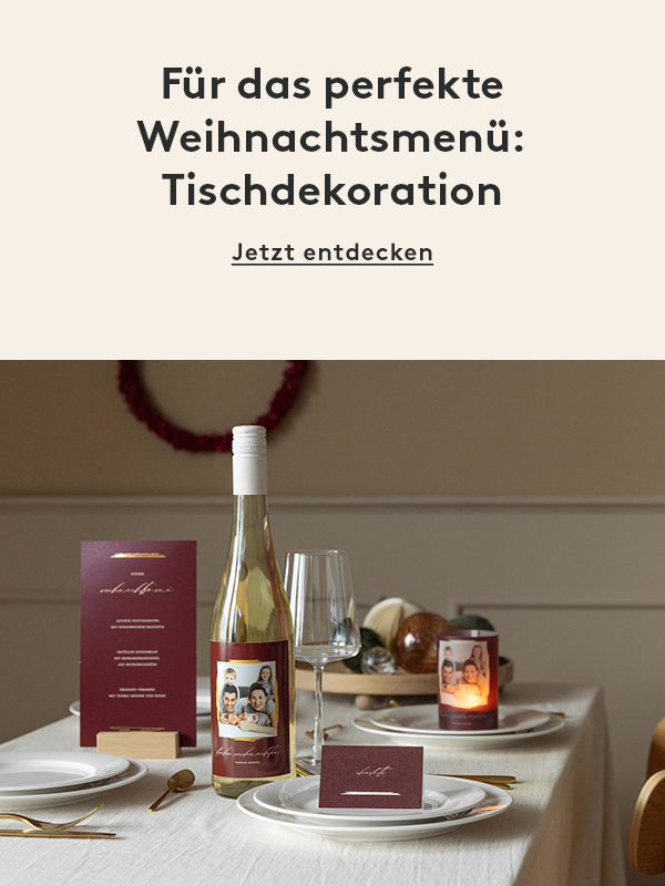 Jetzt entdecken Tischdekoration zu Weihnachten