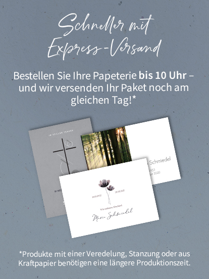 Schneller mit Express-Versand Express-Versand