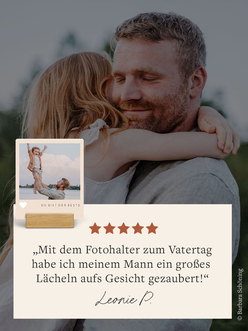 Fotohalter Vatertag With all my Heart