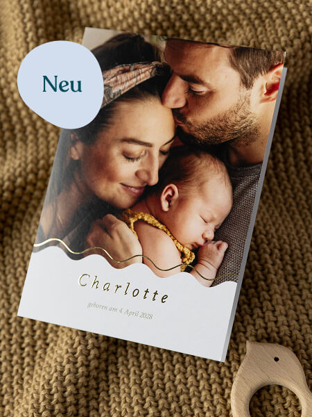 Geburtskarte Sanfte Wogen