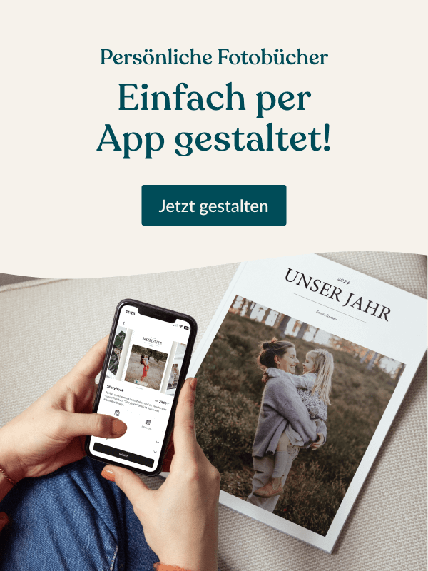 NEU: Jetzt downloaden Unsere Fotobuch-App
