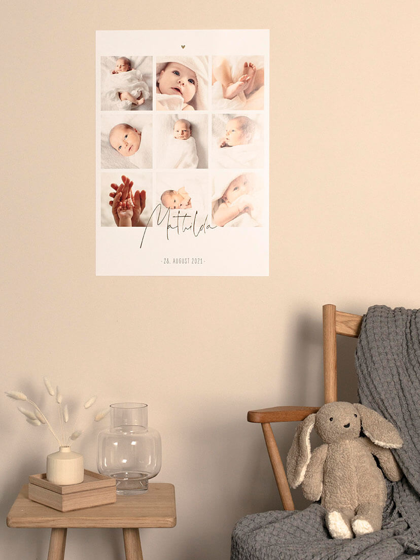 Poster Geburt Glücksfotos