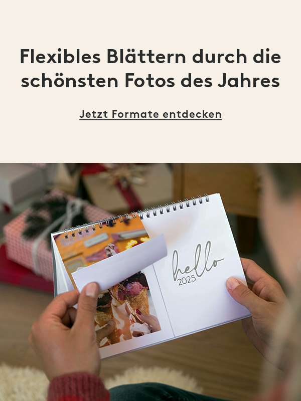 Immer wieder Lieblingsmomente Flexibler Tischkalender