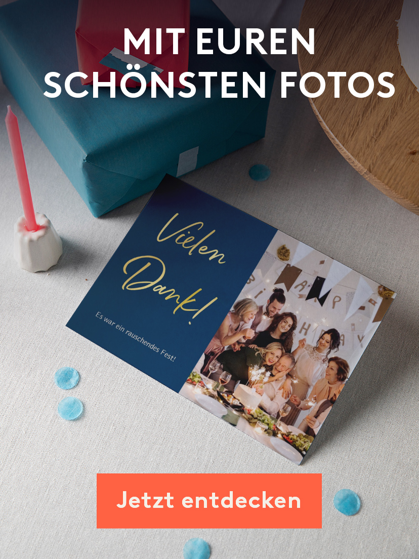 Dankeskarten zum Geburtstag Versand in 12 Tagen