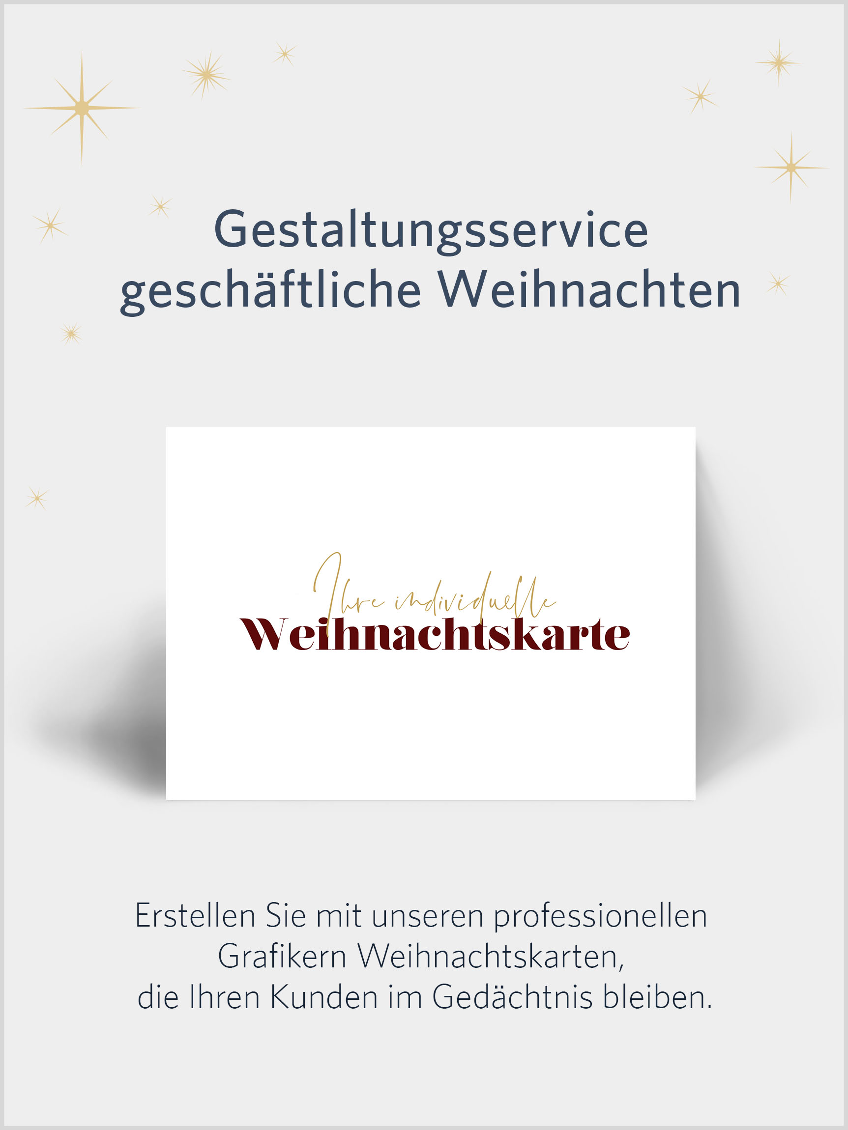 Gestaltungsservice geschäftliche Weihnachtskarten Gestaltungsservice geschäftliche Weihnachtskarten
