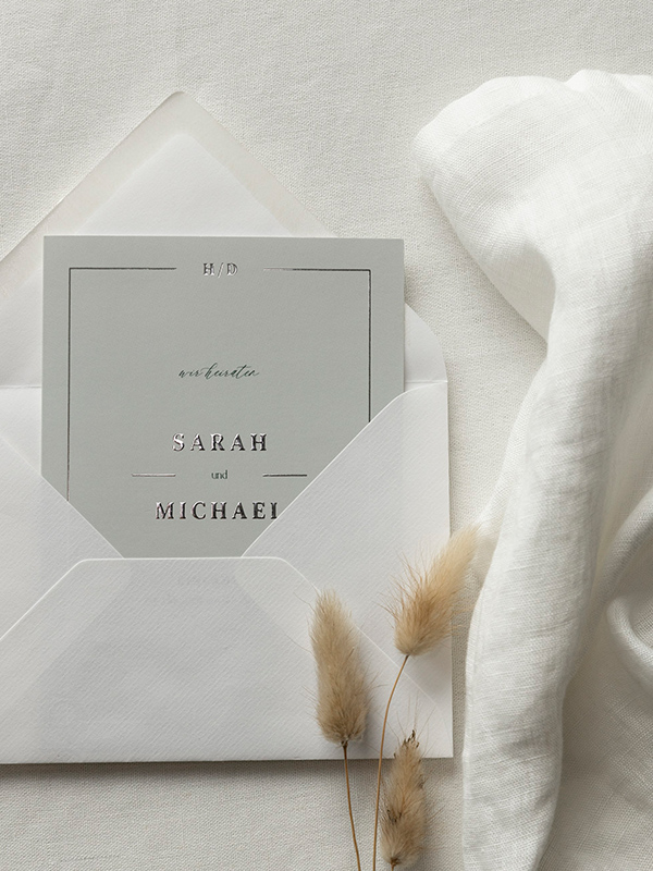 Hochzeitseinladung Classic Elegance