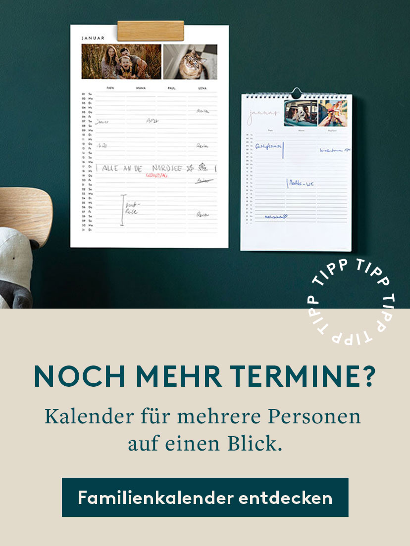 Termine für alle festhalten Familienkalender